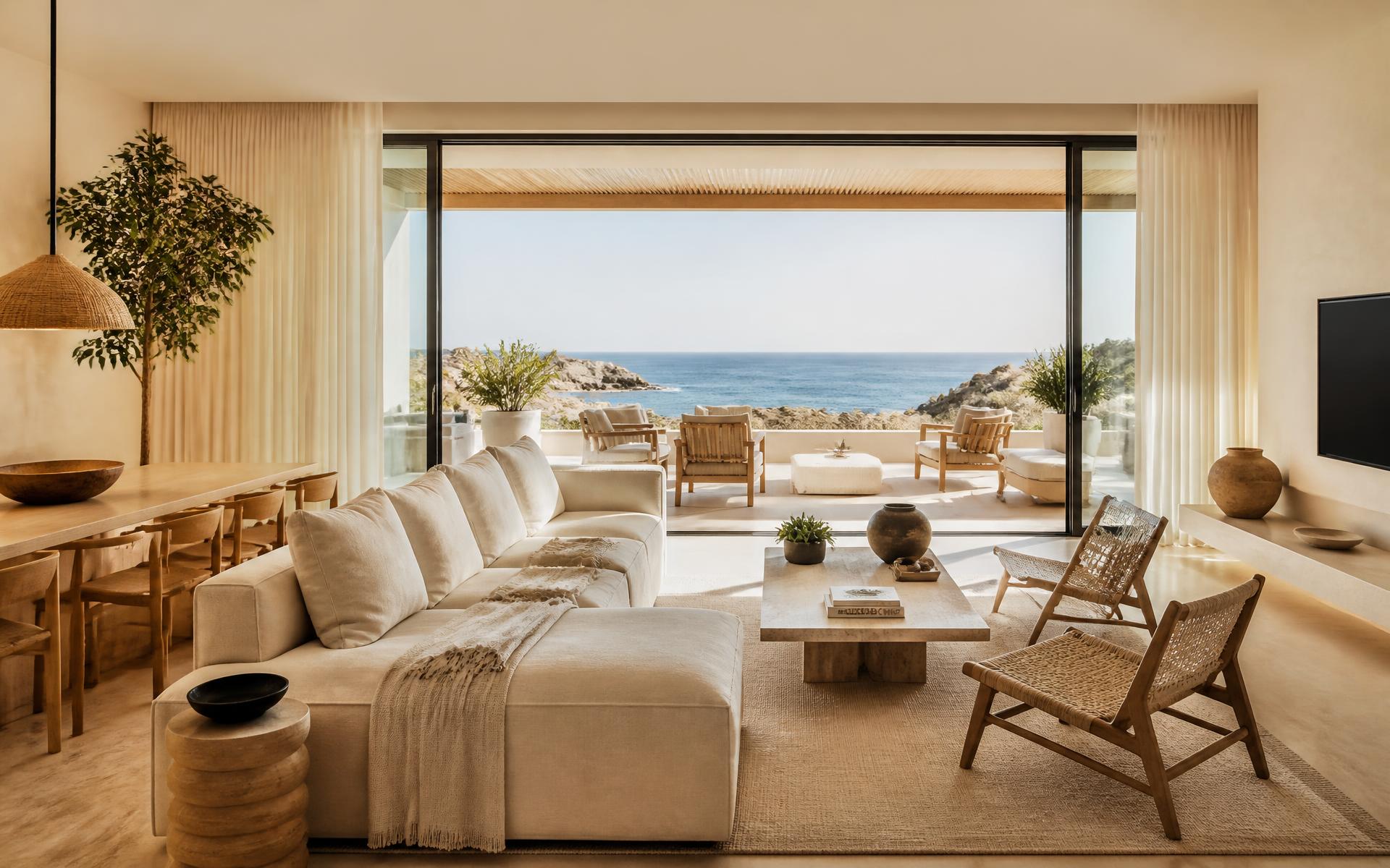 Residencia contemporánea en Los Cabos con terraza y alberca, preparada y ordenada